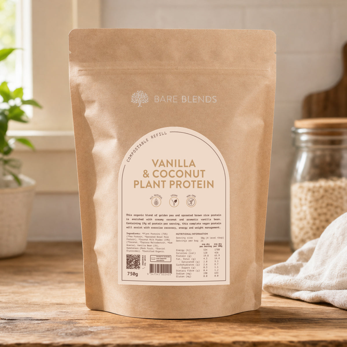 Vanilla Coconut Plant Protein
