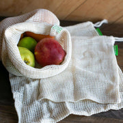 Bare Blends organic cotton produce bags set